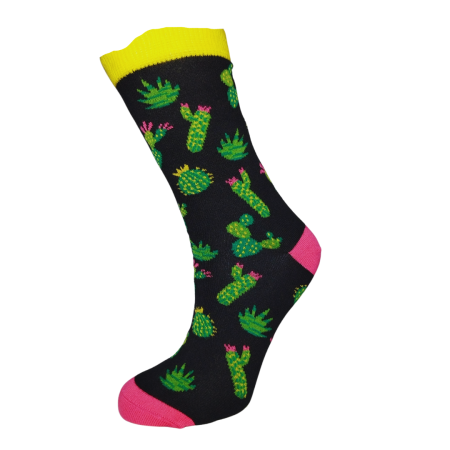 Neşeli Kaktüs Kadın Soket Çorap