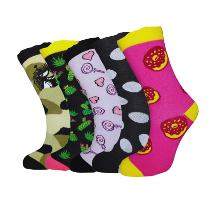 Neşeli Çoraplar Serisi 5 Adet